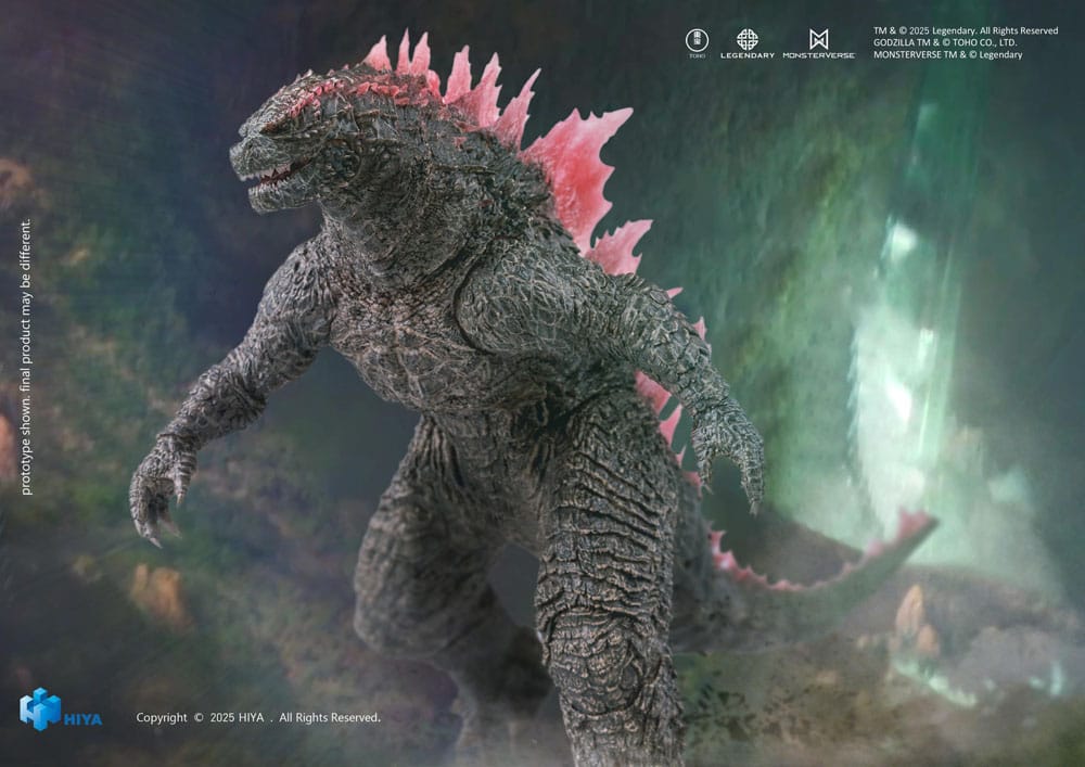 Godzilla x Kong The New Empire Exquisite Basic Action Figure Heat Ray Godzilla Evolved Ver. 18 cm   6957534205309