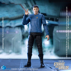 Star Trek Strange New Worlds Exquisite Mini Series  Actionfigur 1/18 Spock 11 cm 6957534204357