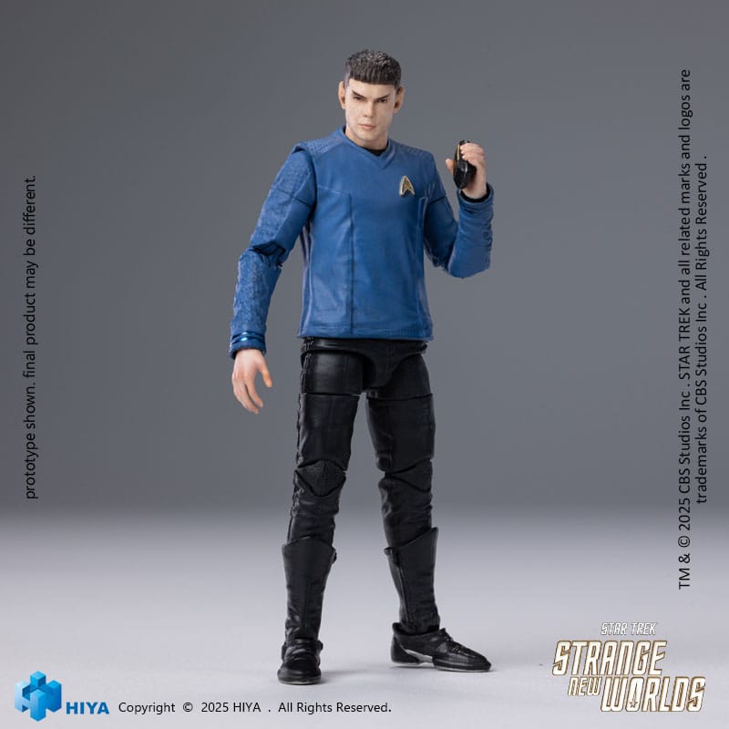 Star Trek Strange New Worlds Exquisite Mini Series  Actionfigur 1/18 Spock 11 cm 6957534204357