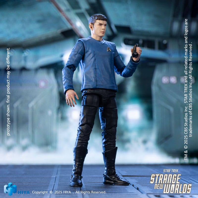 Star Trek Strange New Worlds Exquisite Mini Series  Actionfigur 1/18 Spock 11 cm 6957534204357