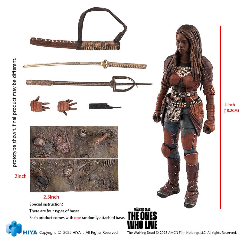 The Walking Dead: The Ones Who Lived Exquisite Mini Action Figure 1/18 Michonne 10 cm 6957534203589