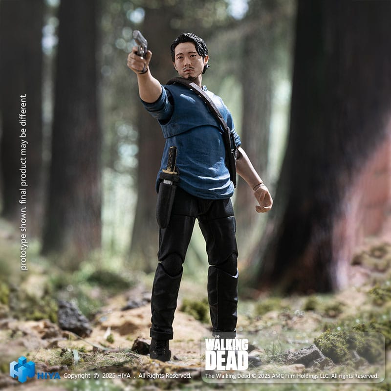 The Walking Dead Exquisite Mini Series  Actionfigur 1/18 Glenn 11 cm 6957534204593