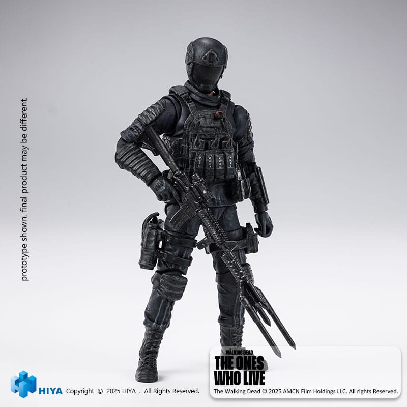 The Walking Dead: The Ones Who Lived Exquisite Mini Action Figure 1/18 CRM Soldier 10 cm 6957534205286