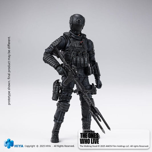 The Walking Dead: The Ones Who Lived Exquisite Mini Action Figure 1/18 CRM Soldier 10 cm 6957534205286