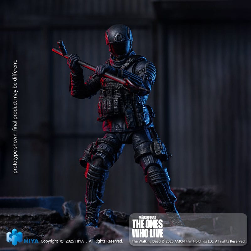 The Walking Dead: The Ones Who Lived Exquisite Mini Action Figure 1/18 CRM Soldier 10 cm 6957534205286