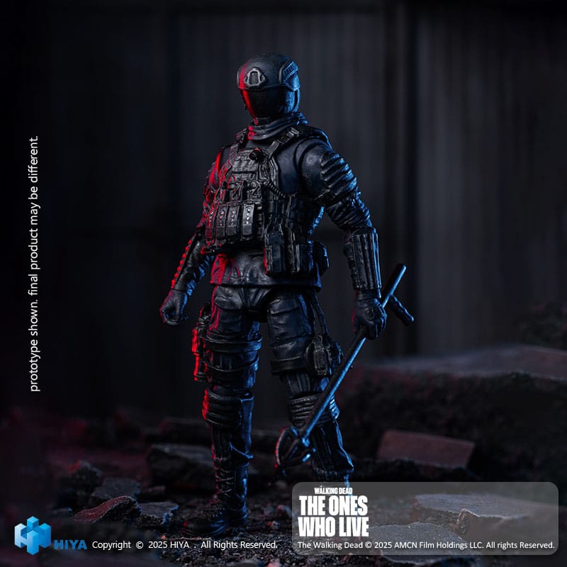 The Walking Dead: The Ones Who Lived Exquisite Mini Action Figure 1/18 CRM Soldier 10 cm 6957534205286