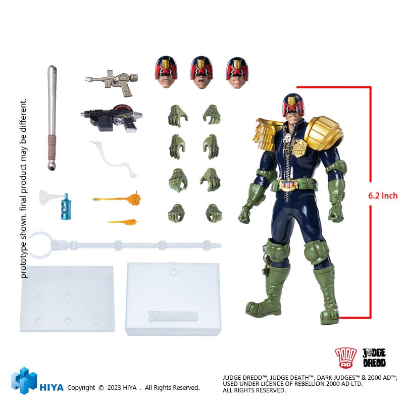 Judge Dredd Exquisite Super Series Actionfigur 1/12 John Rambo 15 cm 6957534202704