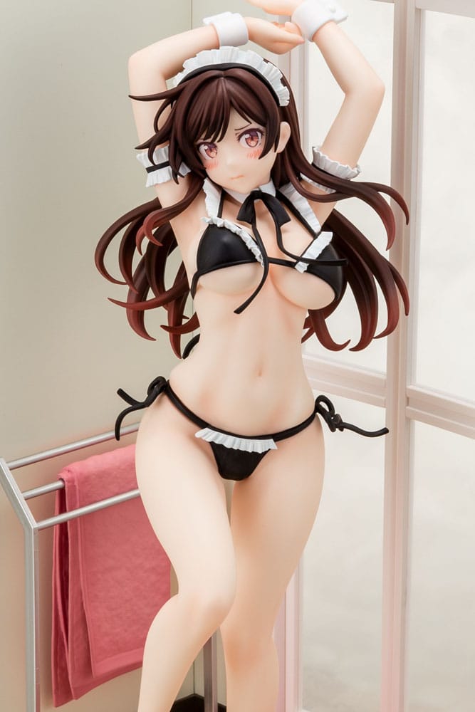 Rent-A-Girlfriend PVC Statue 1/6 Chizuru Mizuhara Maid Bikini ni Okigae 30 cm 4570000500245