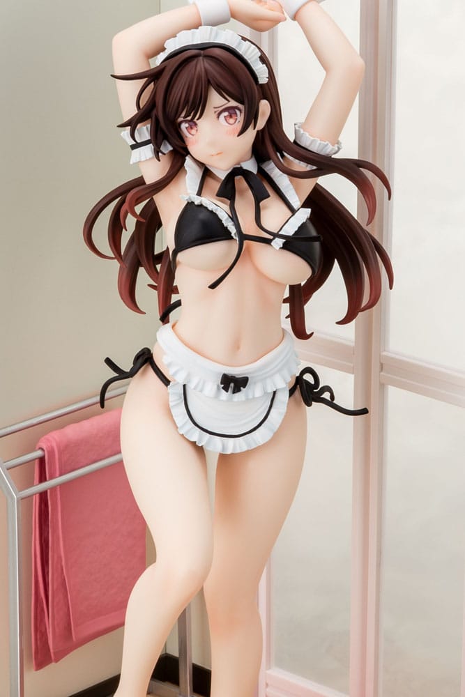 Rent-A-Girlfriend PVC Statue 1/6 Chizuru Mizuhara Maid Bikini ni Okigae 30 cm 4570000500245