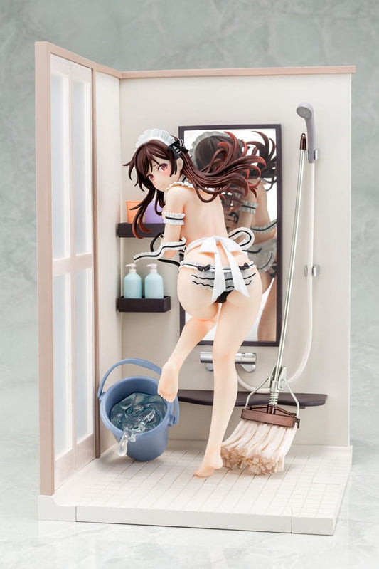 Rent-A-Girlfriend PVC Statue 1/6 Chizuru Mizuhara Maid Bikini de cleanup 24 cm 4570000500313