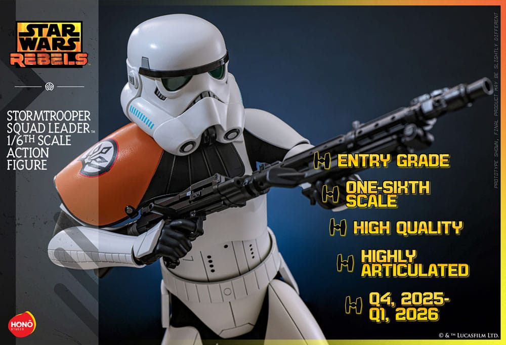 Star Wars: Rebels Action Figure 1/6 Stormtrooper Squad Leader 28 cm 4895228621269