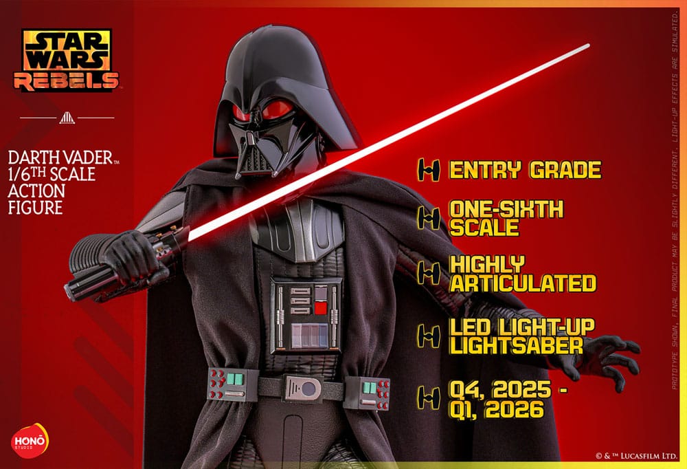 Star Wars: Rebels Action Figure 1/6 Darth Vader 34 cm 4895228621467