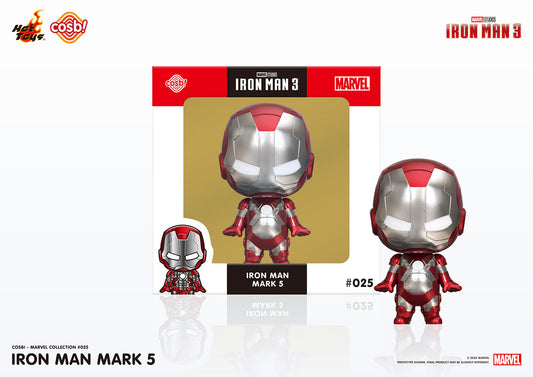 Iron Man 3 Cosbi Mini Figure Iron Man Mark 5  4582578293078