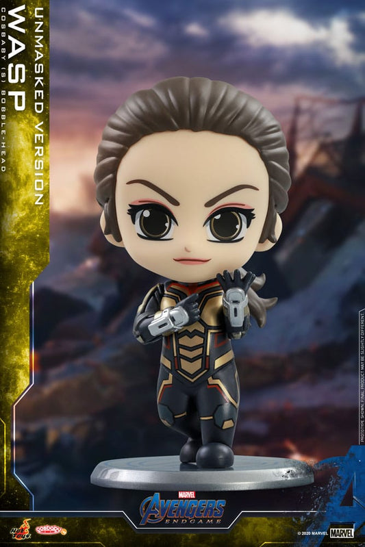 Avengers: Endgame Cosbaby (S) Mini Figure The Wasp (Unmasked Version) 10 cm 4895228603395
