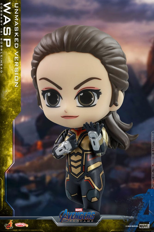 Avengers: Endgame Cosbaby (S) Mini Figure The Wasp (Unmasked Version) 10 cm 4895228603395