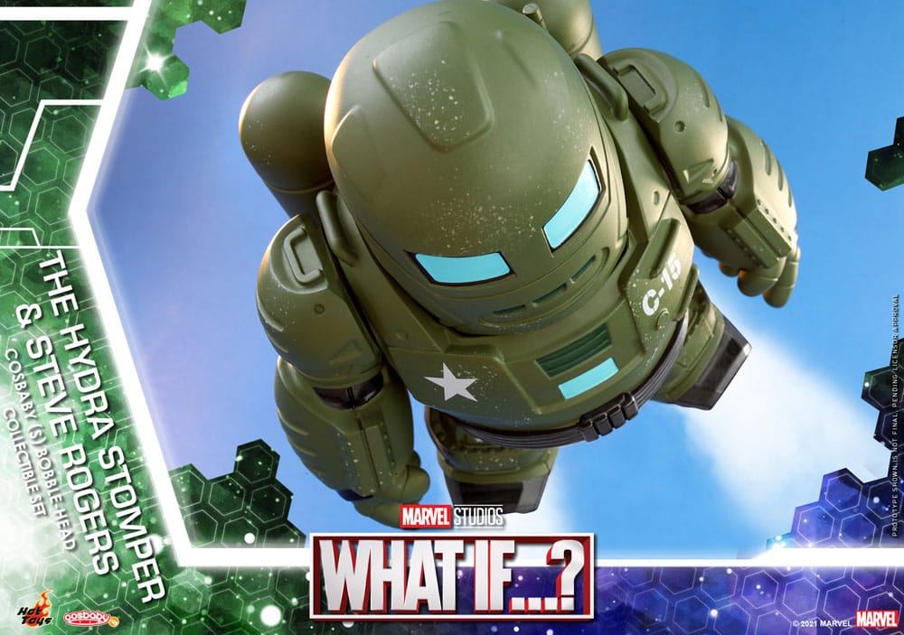 What If...? Cosbaby (S) Mini Figures Hydra Stomper & Steve Rogers 10 cm 4895228607935
