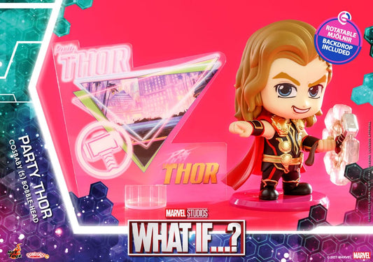 What If...? Cosbaby (S) Mini Figure Party Thor 10 cm 4895228607973