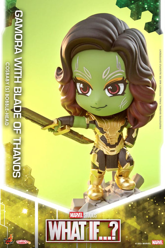 What If...? Cosbaby (S) Mini Figure Gamora (with Blade of Thanos) 10 cm 4895228607997