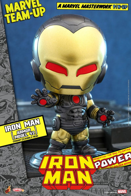 Marvel Comics Cosbaby (S) Mini Figure Iron Man (Armor Model 42) 10 cm 4895228608277