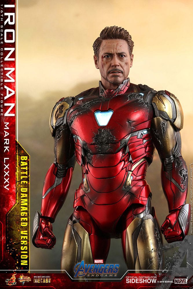 Avengers: Endgame Movie Masterpiece Diecast Action Figure 1/6 Iron Man Mark LXXXV (Battle Damaged Version) Special Edition 32 cm 9049231