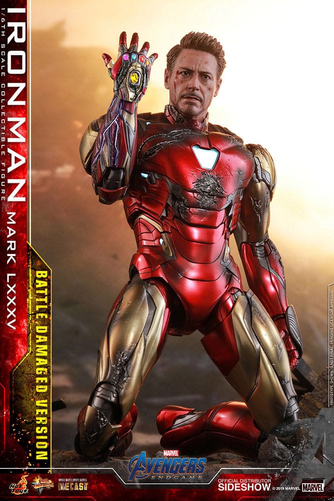 Avengers: Endgame Movie Masterpiece Diecast Action Figure 1/6 Iron Man Mark LXXXV (Battle Damaged Version) Special Edition 32 cm 9049231
