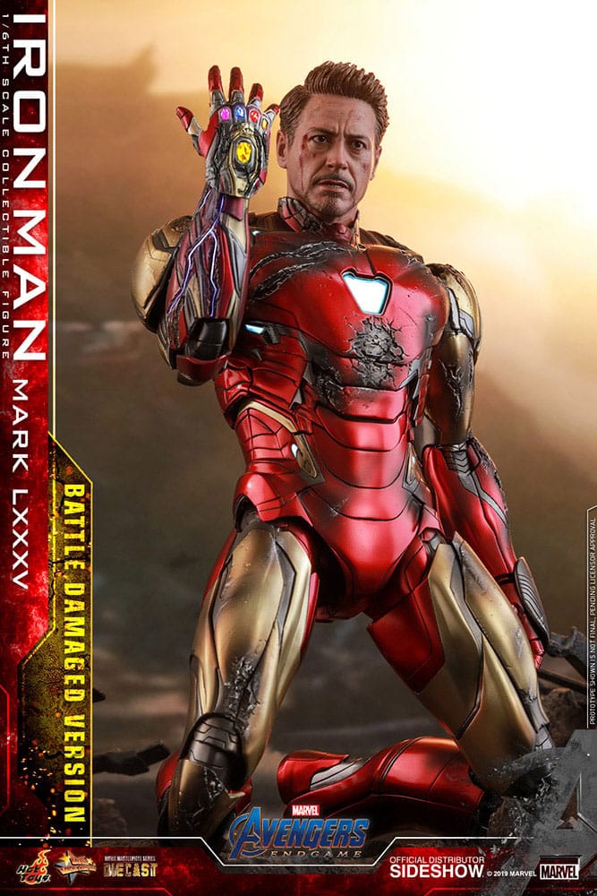 Avengers: Endgame Movie Masterpiece Diecast Action Figure 1/6 Iron Man Mark LXXXV (Battle Damaged Version) Special Edition 32 cm 9049231