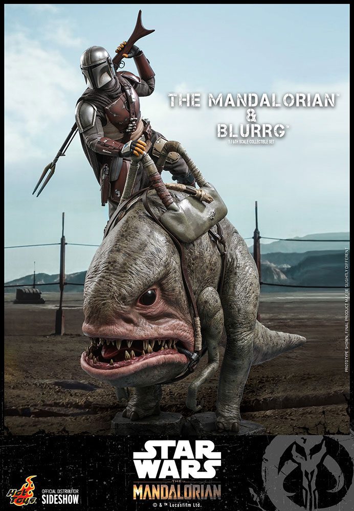 Star Wars The Mandalorian Action Figure 2-Pack 1/6 The Mandalorian & Blurrg 37 cm 4895228608116