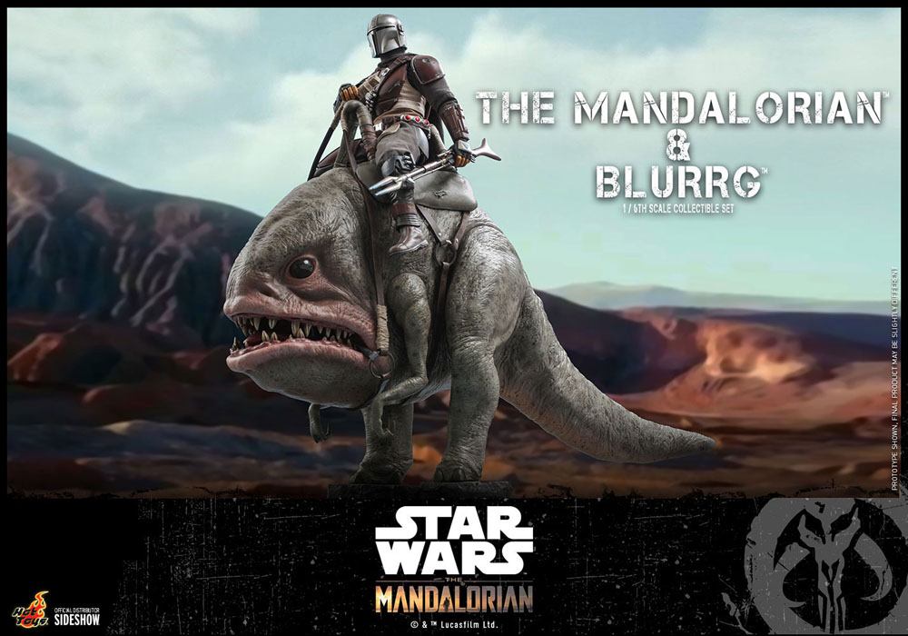 Star Wars The Mandalorian Action Figure 2-Pack 1/6 The Mandalorian & Blurrg 37 cm 4895228608116