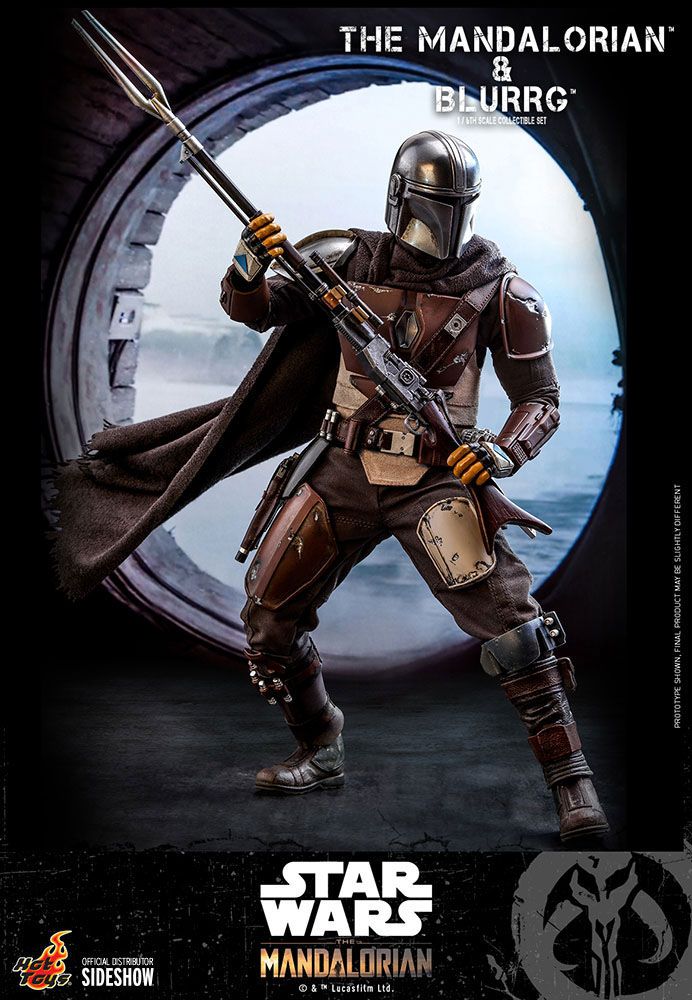 Star Wars The Mandalorian Action Figure 2-Pack 1/6 The Mandalorian & Blurrg 37 cm 4895228608116