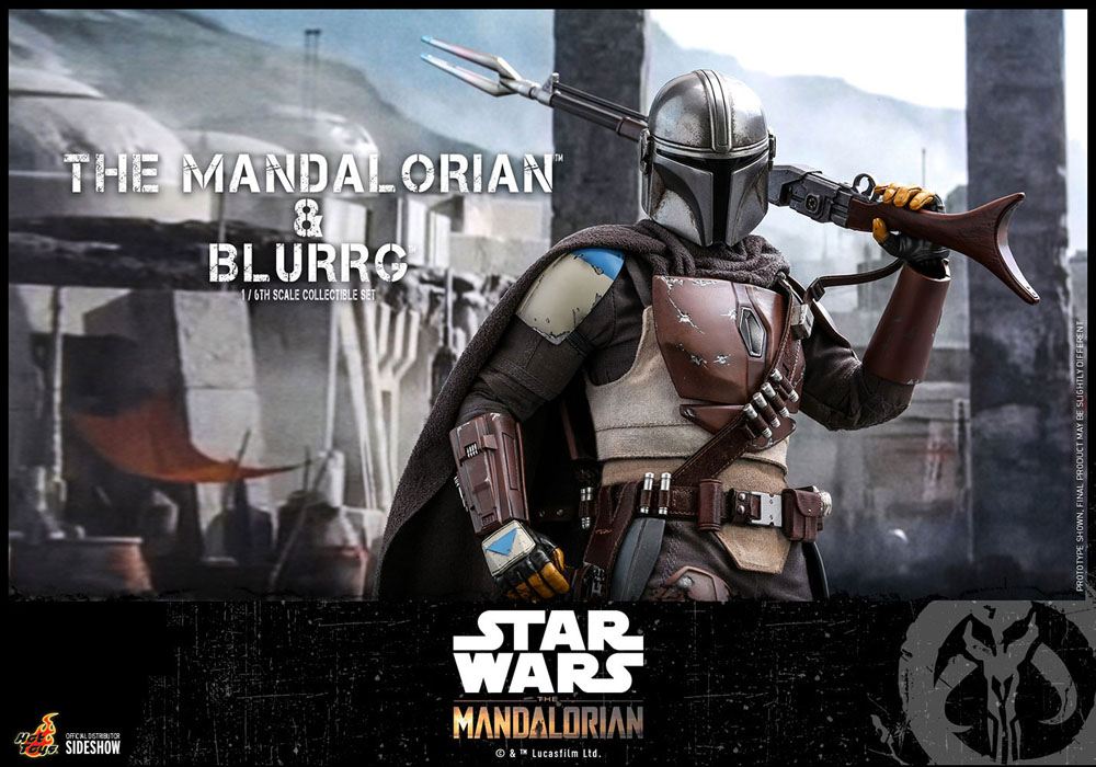Star Wars The Mandalorian Action Figure 2-Pack 1/6 The Mandalorian & Blurrg 37 cm 4895228608116