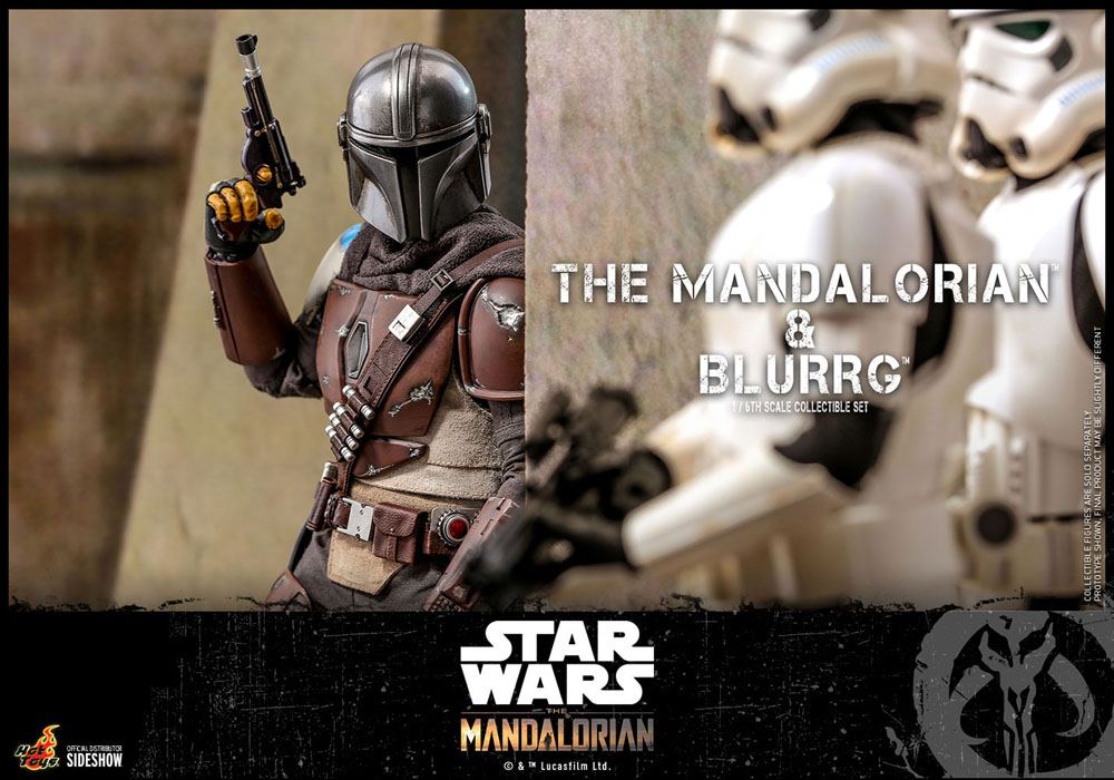 Star Wars The Mandalorian Action Figure 2-Pack 1/6 The Mandalorian & Blurrg 37 cm 4895228608116