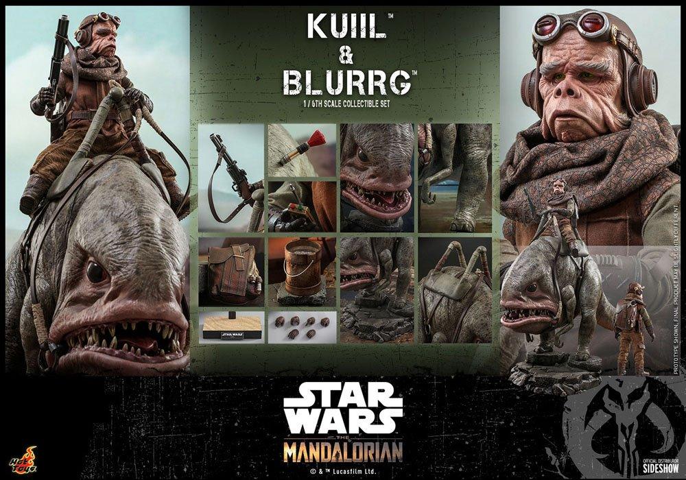 Star Wars The Mandalorian Action Figure 2-Pack 1/6 Kuiil & Blurrg 37 cm 4895228608185