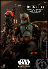 Star Wars: The Mandalorian Action Figure 1/6 Boba Fett Repaint Armor and Throne Special Edition 30 cm 9088581