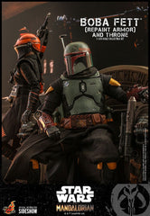 Star Wars: The Mandalorian Action Figure 1/6 Boba Fett Repaint Armor and Throne Special Edition 30 cm 9088581