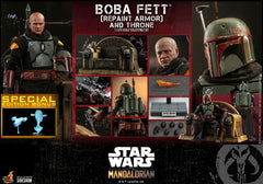 Star Wars: The Mandalorian Action Figure 1/6 Boba Fett Repaint Armor and Throne Special Edition 30 cm 9088581