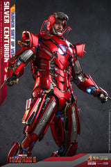 Iron Man 3 Movie Masterpiece Action Figure 1/6 Silver Centurion (Armor Suit Up Version) 32 cm 4895228609458