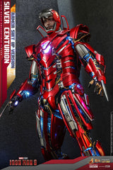 Iron Man 3 Movie Masterpiece Action Figure 1/6 Silver Centurion (Armor Suit Up Version) 32 cm 4895228609458