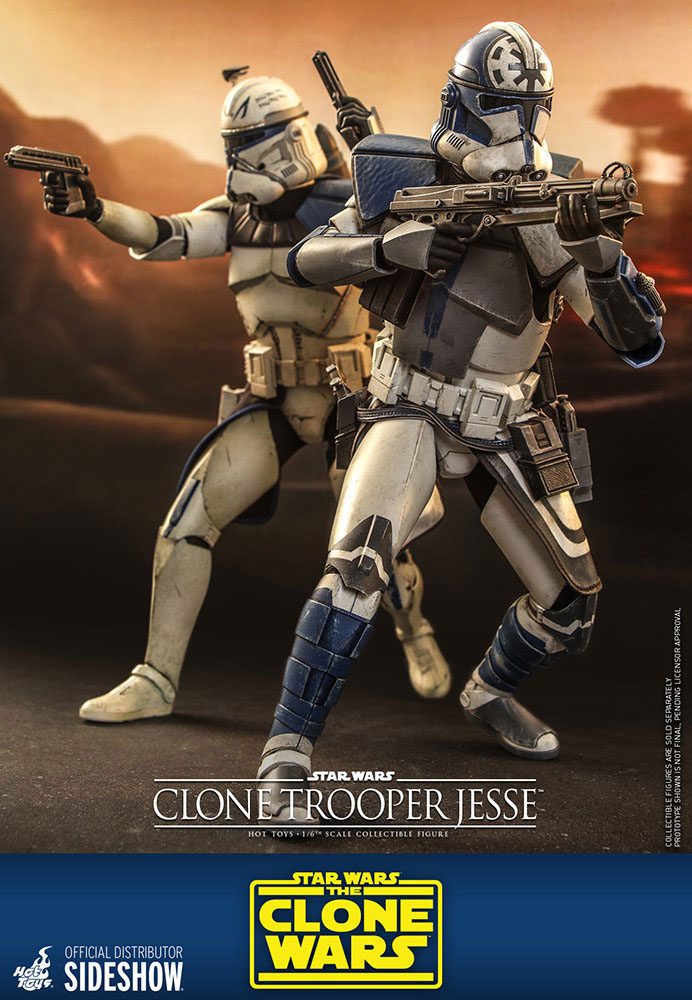 Star Wars The Clone Wars Action Figure 1/6 Clone Trooper Jesse 30 cm 4895228609953