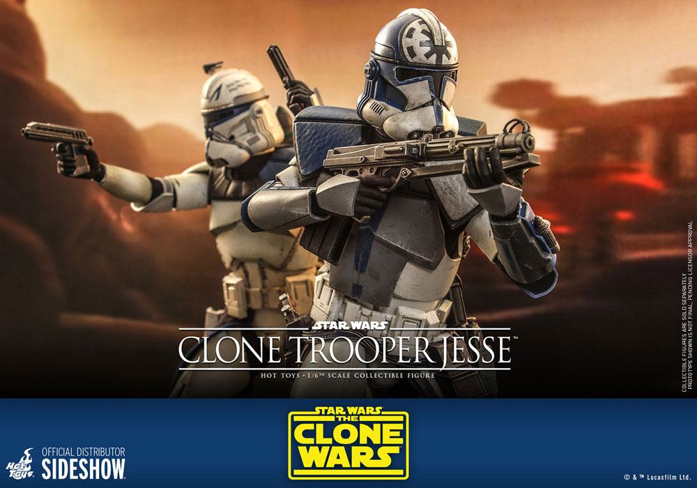 Star Wars The Clone Wars Action Figure 1/6 Clone Trooper Jesse 30 cm 4895228609953