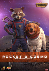 Guardians of the Galaxy Vol. 3 Movie Masterpiece Action Figuren 1/6 Rocket & Cosmo 16 cm 912327