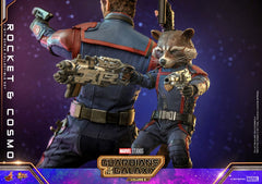 Guardians of the Galaxy Vol. 3 Movie Masterpiece Action Figuren 1/6 Rocket & Cosmo 16 cm 912327