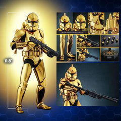 Star Wars Action Figure 1/6 Clone Trooper (Gold Chrome Version) Exclusive 30 cm 913143