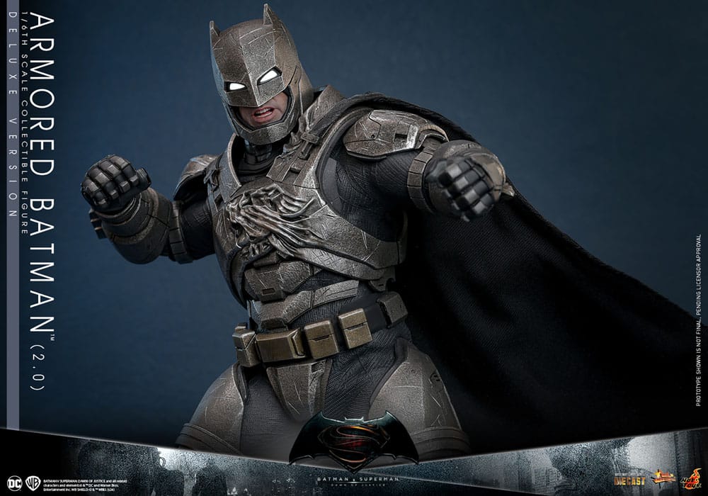 Batman v Superman: Dawn of Justice Movie Masterpiece Action Figure 1/6 Armored Batman 2.0 (Deluxe Version) 33 cm 4895228617606