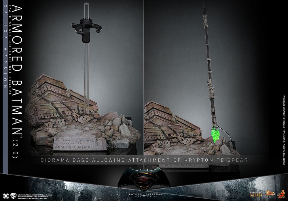 Batman v Superman: Dawn of Justice Movie Masterpiece Action Figure 1/6 Armored Batman 2.0 (Deluxe Version) 33 cm 4895228617606