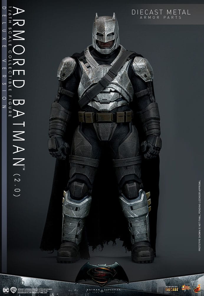 Batman v Superman: Dawn of Justice Movie Masterpiece Action Figure 1/6 Armored Batman 2.0 (Deluxe Version) 33 cm 4895228617606