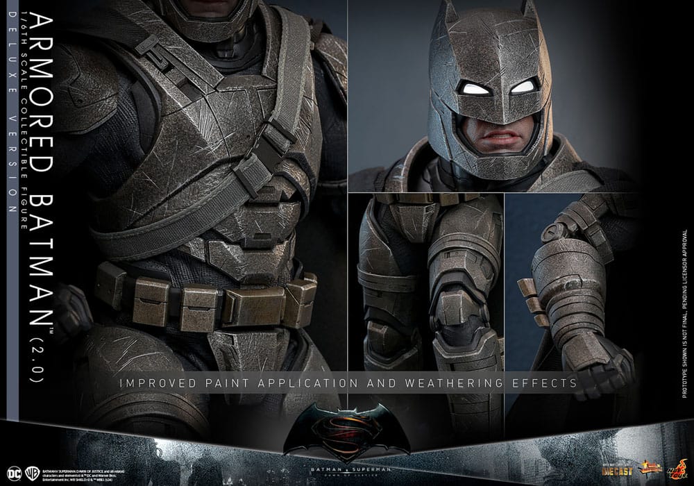 Batman v Superman: Dawn of Justice Movie Masterpiece Action Figure 1/6 Armored Batman 2.0 (Deluxe Version) 33 cm 4895228617606
