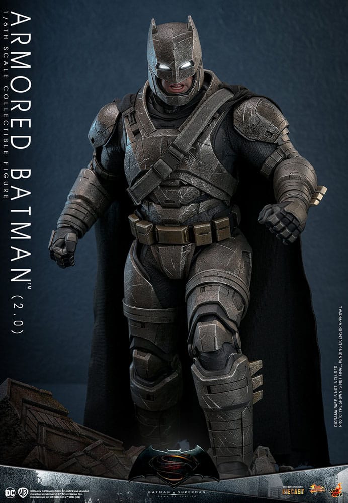 Batman v Superman: Dawn of Justice Movie Masterpiece Action Figure 1/6 Armored Batman 2.0 33 cm 4895228617590