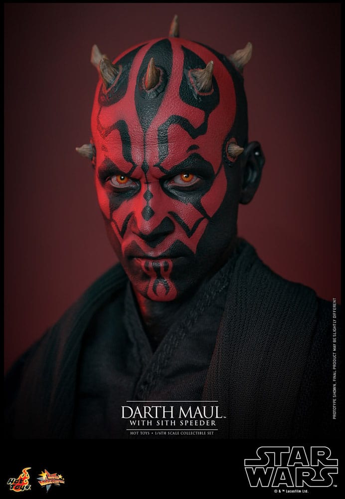 Star Wars Episode I Movie Masterpiece Action Figure 1/6 Darth Maul with Sith Speeder 29 cm 4895228617842