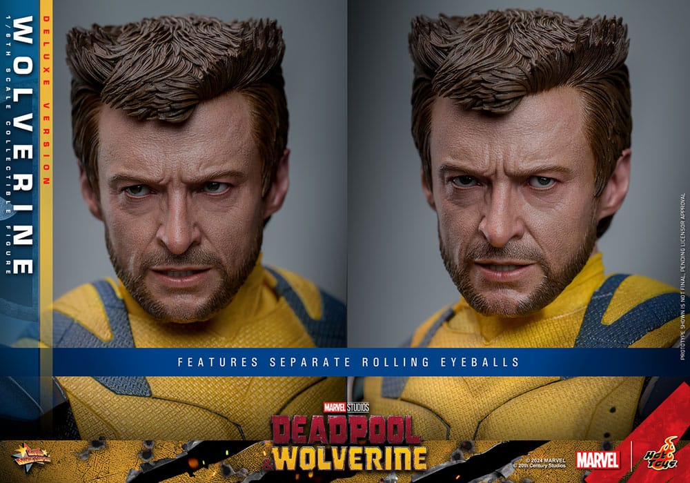 Deadpool & Wolverine Movie Masterpiece Action Figure 1/6 Wolverine (Deluxe Version) 31 cm 4895228618344