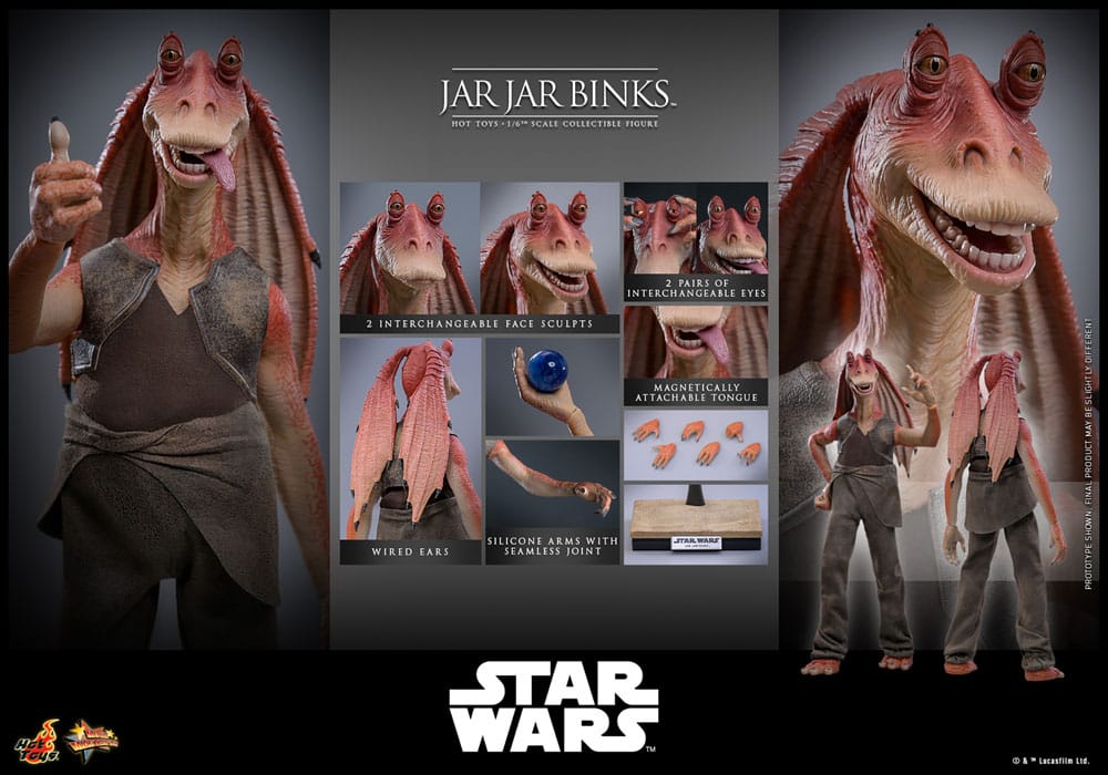 Star Wars Action Figure 1/6 Jar Jar Binks 33 cm 4895228621641